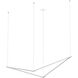 Z-Bar LED 10.5 inch Silver Pendant Ceiling Light, Bird